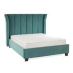 Dusk Delight Curved Velvet Upholstered Bed - Image 5