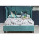 Dusk Delight Curved Velvet Upholstered Bed - Image 6