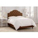 Rise Deep Button Tufted Curved Headboard Bed - Image 2