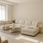 Empress 6-Seater Fabric U Shape Sofa - Image 2
