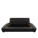 Vintage Queen Size Upholstered Bed in Black Colour - Image 5
