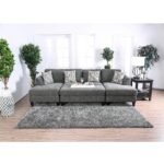 Fabric Modular 5-Seater Sectional Sofa Bed - Image 5