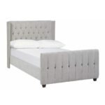 Zolie Fabric Upholstered Button Tufted Bed - Image 4