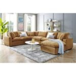 Fabric Upholstered Sectional Sofa - Image 2