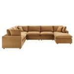 Fabric Upholstered Sectional Sofa - Image 3