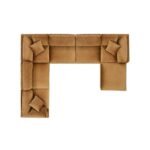 Fabric Upholstered Sectional Sofa - Image 6