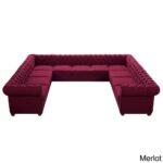 Garcia Tufted Linen U-shaped Sectional Sofa - Image 8