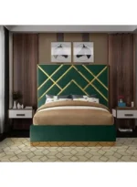 Green & Gold Luxury Bed - Image 2