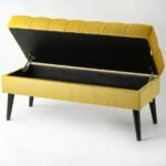 Handmade Upholstered Storage Bench - Image 4