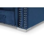 Jilian Velvet Left Hand Facing Sectional L-Shape Sofa - Image 4