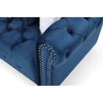 Jilian Velvet Left Hand Facing Sectional L-Shape Sofa - Image 5
