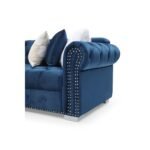 Jilian Velvet Left Hand Facing Sectional L-Shape Sofa - Image 6