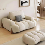Cloud Lux Luxury Fleece Fabric Sofa - Image 2