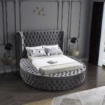 Brady Luxurious Tufted Round Storage Bed - Image 4