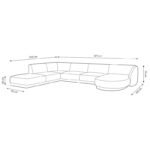 Luxury U-Shaped Velvet Upholstered Sofa - Image 6