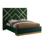 Restful Retreat Luxury Velvet Upholstered Bed - Image 3