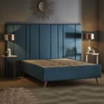 Harmony Dreamer Mid-Century Modern Upholstered Wall panel Bed - Image 4