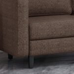 Modern Fabric Upholstered Sofa with Chaise Lounge - Image 7