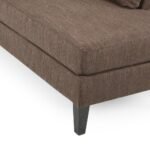 Modern Fabric Upholstered Sofa with Chaise Lounge - Image 8