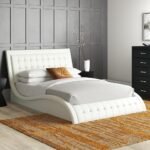 Vortex Modern Fully Tufted Curved Bed