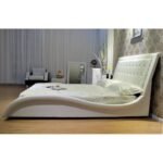 Vortex Modern Fully Tufted Curved Bed - Image 4