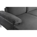 Modern XL Velvet Upholstery U-Shaped Sectional Sofa - Image 5