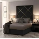 Mondera Platform Upholstered Headboard Bed