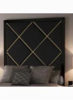 Mondera Platform Upholstered Headboard Bed - Image 4