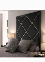 Mondera Platform Upholstered Headboard Bed - Image 3