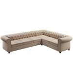 Moser Bay Furniture 6 Seat Sectional Beige Sofa Set - Image 2