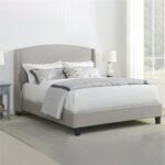 Lotus Nail head Upholstered Bed