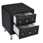 Heavenly Haven Platform Bed With 2 Nightstands and an Upholstered Headboard - Image 3