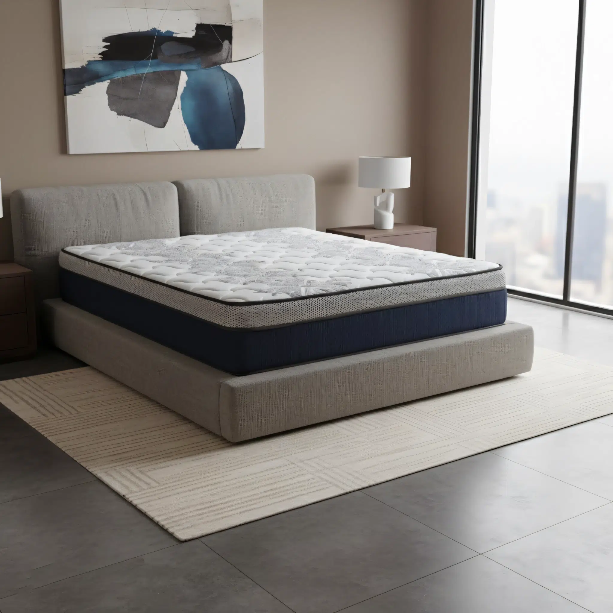 Pocket-Spring-Mattress-1-2.webp Crown Latex Pocket Spring Mattress - Image 1