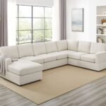 Right Hand Facing Modular Corner Sectional U-Shape Sofa