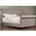 Camilla Rolled Tufted Headboard Bed - Image 4