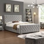 Royale Rest Velvet Upholstered Bed