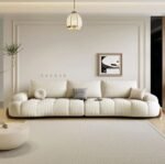Cloud Lux Luxury Fleece Fabric Sofa - Image 5