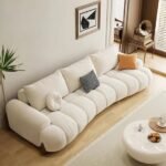 Cloud Lux Luxury Fleece Fabric Sofa - Image 4