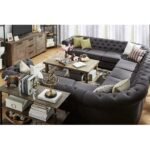 Scroll Arm Chesterfield 11-seat U-shaped Sectional Sofa - Image 2
