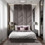 Charcoal Wall Panel Bed