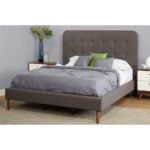 Tempest Simple Upholstered Tufted Bed - Image 2