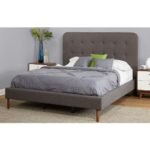 Tempest Simple Upholstered Tufted Bed - Image 4