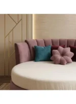Solmirex Luxury Round Upholstered Bed - Image 4