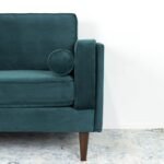 Symmetrical Corner Velvet Sectional Sofa - Image 3