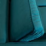 Symmetrical Corner Velvet Sectional Sofa - Image 4