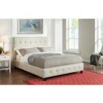 Velvet Voyage Tufted Panel Upholstered Bed - Image 2