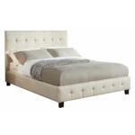 Velvet Voyage Tufted Panel Upholstered Bed - Image 3