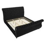 Masate Tufted Upholstered Sleigh Bed - Image 3