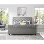 Masate Tufted Upholstered Sleigh Bed - Image 4