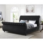 Masate Tufted Upholstered Sleigh Bed - Image 6